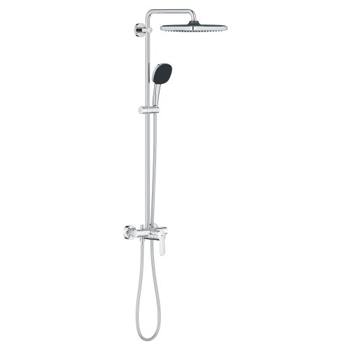 Душевая система с термостатом Grohe Quickfix Vitalio Comfort 250 для настенного монтажа (26985001)