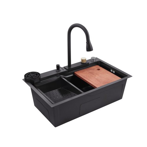 Кухонная мойка Kroner KRP Derby - SET7546HM PVD