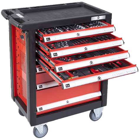 Инструментальная тележка Airpress Protools 217 предметов