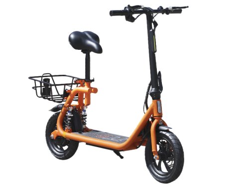 Электросамокат с сиденьем (оранжевый) Q2 36V 10.4AH - SM
