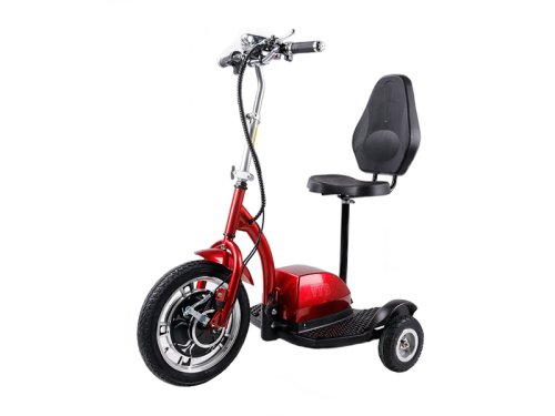 Электросамокат с сиденьем (сиденье - спинка) TTG SM 06-2 48V 500W 12AH красный