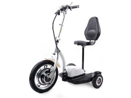 Электросамокат с сиденьем (сиденье - спинка) TTG SM T06-1 36V350W 12AH белый