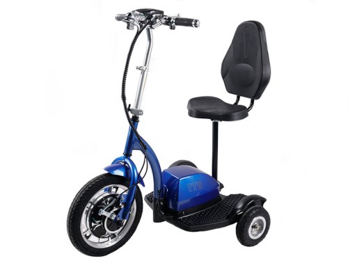Электросамокат с сиденьем (сиденье - спинка) TTG T06-2 48V500W 12AH синий