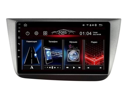 Штатная магнитола FORS.auto FS 1 LITE для Seat Altea (9 inch, LHD) 2004-2015