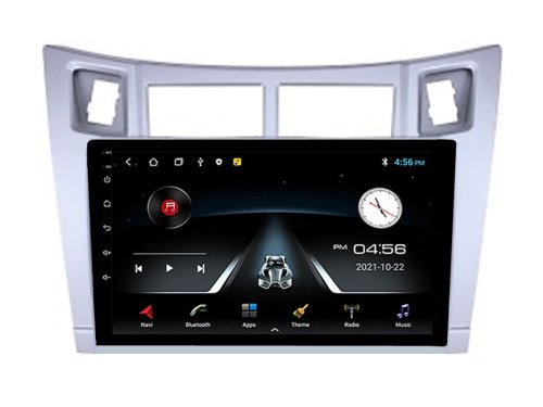 Штатная магнитола FORS.auto FS 1 LITE для Toyota Yaris/Vitz/Platz (9 inch, silver) 2005-2011