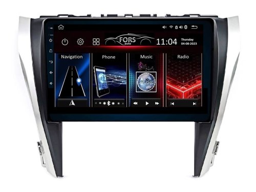 Штатна магнітола FORS.auto FS 6 MAX для Toyota Camry (6+128Gb, 10") 2015-2017