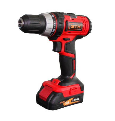 Дрель-шуруповерт акум. DS18/40P, 18В, 40Нм, 2шв+акум.2Ач-2шт, зарядное устройство