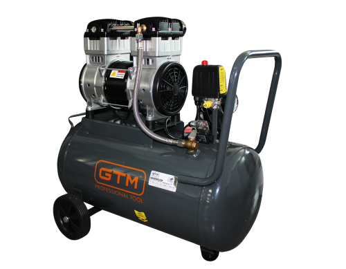 Компрессор рес-50л 210л/мин 1,8кВт 8бар 220В 2 цилиндра безмасляный