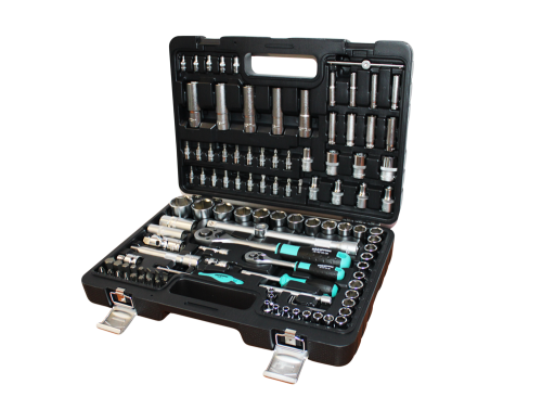 Набор инструментов 110 ед. 1/4"-1/2" 4-32мм пластик.кейс
