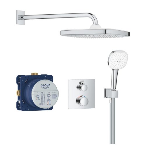 Душевая система Grohe Grohtherm Tempesta 250 Cube (34871000)