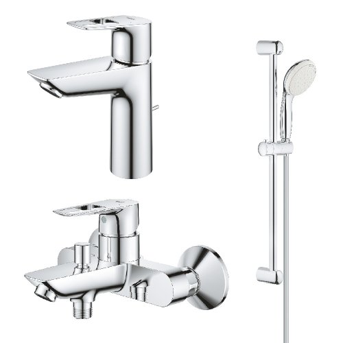 Набор смесителей Grohe BauLoop New 3 в 1, для ванной (UA123215M0)