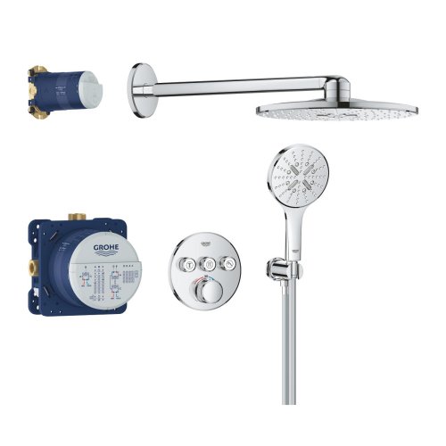 Скрытая душевая система Grohe Grohtherm SmartControl Rainshower SmartActive 310 (34863000)