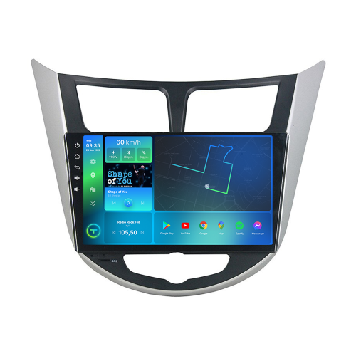 Штатна магнітола Torssen Hyundai Accent 2011-2018 B/G F9332 4G Carplay DSP
