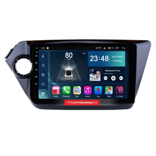 Штатная магнитола Torssen Kia K2/Rio 17-18 F9432 4G Carplay DSP