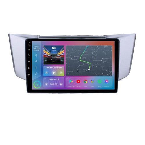 Штатная магнитола Torssen Lexus RX 03-09, Toyota Harrier Silver F9432 4G Carplay DSP