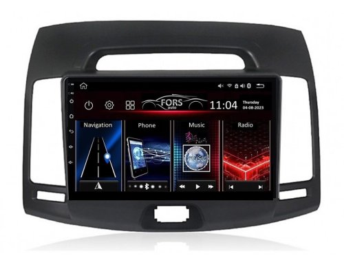 Штатна магнітола FORS.auto FS 2 PRO для Hyundai Elantra (2+32Gb, 9") 2006-2011