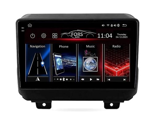 Штатная магнитола FORS.auto FS 2 PRO для Jeep Wrangler Rubicon (2+32Gb, 9") 2018+