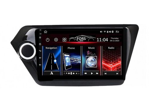 Штатная магнитола FORS.auto FS 2 PRO для Kia K2/Rio (2+32Gb, 9") 2012-2015