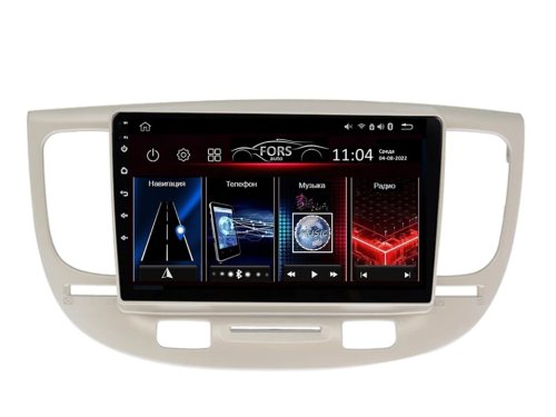 Штатная магнитола FORS.auto FS 2 PRO для Kia Rio (2+32Gb, 9") 2005-2011