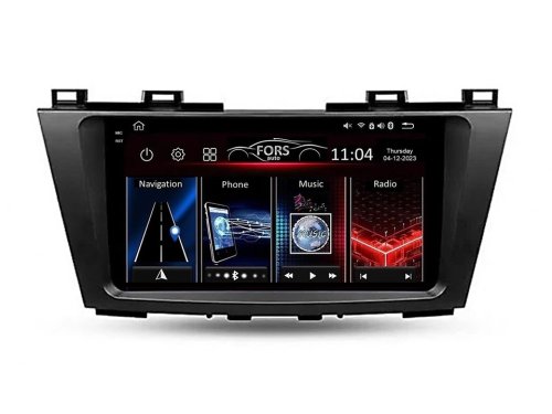 Штатная магнитола FORS.auto FS 2 PRO для Mazda 5 Premacy (2+32Gb, 9") 2009-2012
