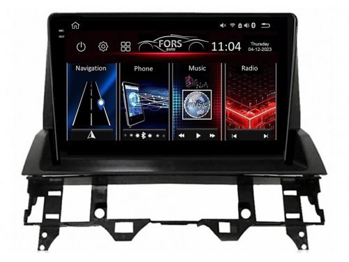 Штатна магнітола FORS.auto FS 2 PRO для Mazda 6 (2+32Gb, 9") 2002-2008