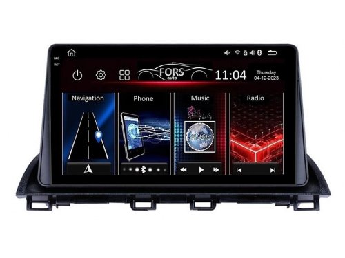 Штатна магнітола FORS.auto FS 2 PRO для Mazda CX-4 (2+32Gb, 10") 2016-2019