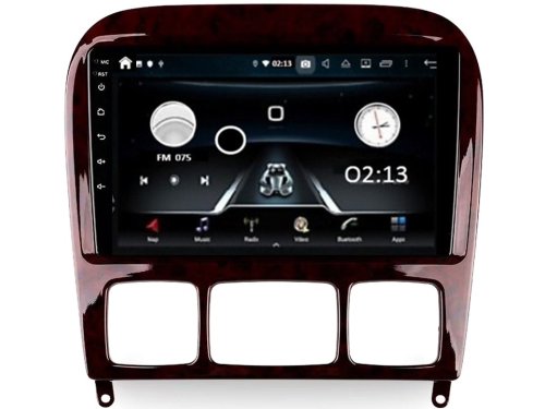 Штатная магнитола FORS.auto FS 2 PRO для Mercedes Benz S-Class (темное дерево) 2002-2007