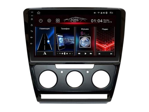 Штатная магнитола FORS.auto FS 2 PRO для Skoda Octavia A5 black 2004-2012