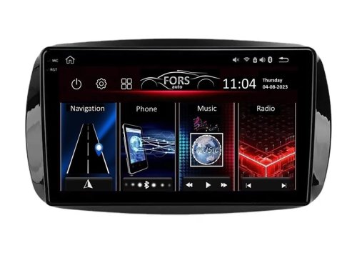 Штатная магнитола FORS.auto FS 2 PRO для Smart Fortwo (2+32Gb, 9") 2016-2018