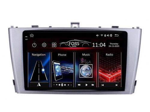 Штатная магнитола FORS.auto FS 2 PRO для Toyota Avensis (2+32Gb, 9") 2011-2015