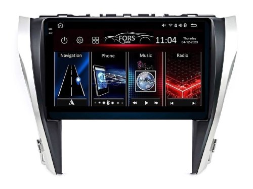 Штатная магнитола FORS.auto FS 2 PRO для Toyota Camry (2+32Gb, 10") 2015-2017