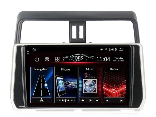 Штатная магнитола FORS.auto FS 2 PRO для Toyota Prado (2+32Gb, 10") 2017-2020