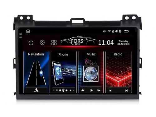 Штатная магнитола FORS.auto FS 2 PRO для Toyota Prado 120 (2+32Gb, 9") 2004-2010