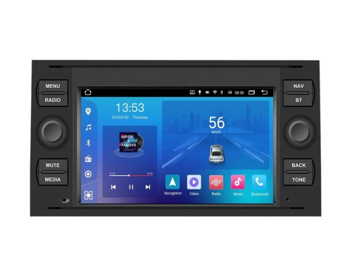 Штатная магнитола FORS.auto FS 2 ULTRA для Ford Focus/Mondeo/S-Max/C-Max/Kuga/Fiesta/Fusion (2+32Gb, 7", black) 2005-2011