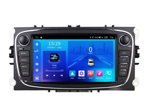 Штатная магнитола FORS.auto FS 2 ULTRA для Ford Focus/Mondeo/S-Max/C-Max/Kuga/Fiesta/Fusion (2+32Gb, 7", black) 2007-2011