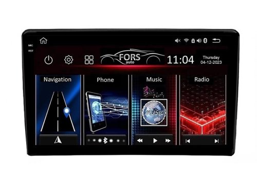 Штатная магнитола FORS.auto FS 4 MAX для Jeep Grand Cherokee (4+32Gb, 10") 2005+