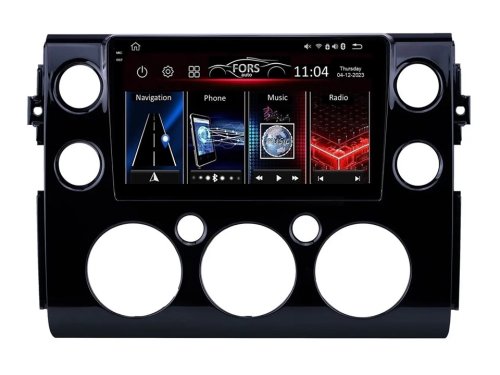 Штатная магнитола FORS.auto FS 4 MAX для Toyota FJ Cruiser (4+32Gb, 9") 2006-2020