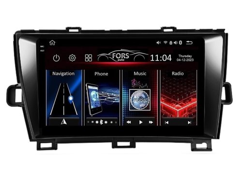 Штатная магнитола FORS.auto FS 4 MAX для Toyota Prius (4+32Gb, 9", black) 2009-2016
