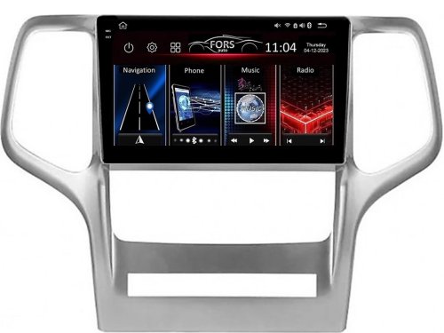 Штатная магнитола FORS.auto FS 4 PRO для Jeep Grand Cherokee (4+64Gb, 9") 2008-2012