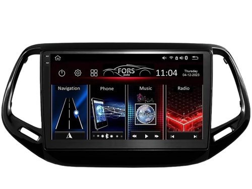 Штатная магнитола FORS.auto FS 6 MAX для Jeep Compass (6+128Gb, 10") 2017+