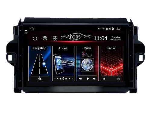 Штатная магнитола FORS.auto FS 6 MAX для Toyota Fortuner (6+128Gb, 9") 2015-2020