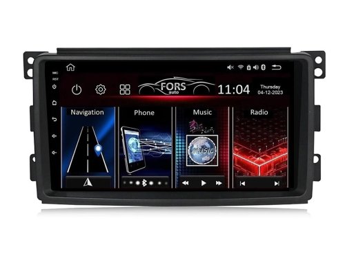 Штатная магнитола FORS.auto М300 для Smart Fortwo (3+32Gb, 9") 2005-2010