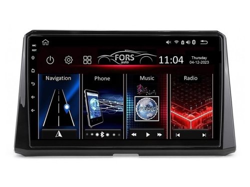 Штатная магнитола FORS.auto М300 для Toyota Corolla (3+32Gb, 10") 2019-2021