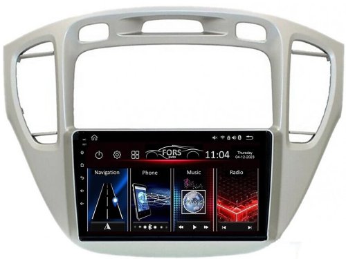 Штатна магнітола FORS.auto М300 для Toyota Highlander (3+32Gb, 9") 2000-2007