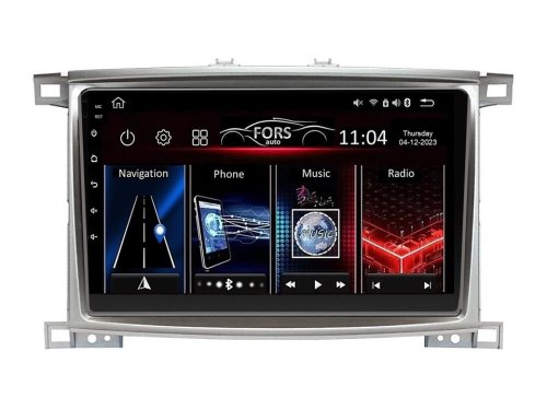 Штатная магнитола FORS.auto М300 для Toyota Land Cruiser 100 VX-R (3+32Gb, 10") 2003-2007