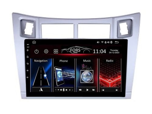 Штатная магнитола FORS.auto М300 для Toyota Yaris/Vitz/Platz (3+32Gb, 9") 2005-2011