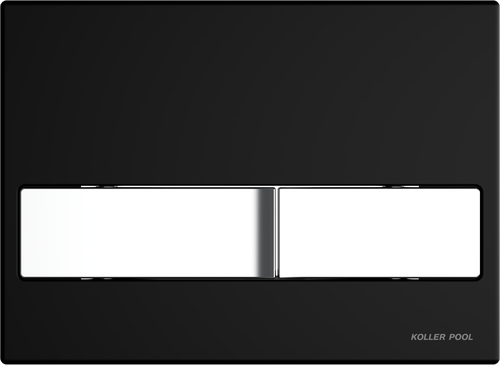 Панель смыва Koller Pool Neon черный/хром (KP-226-004)