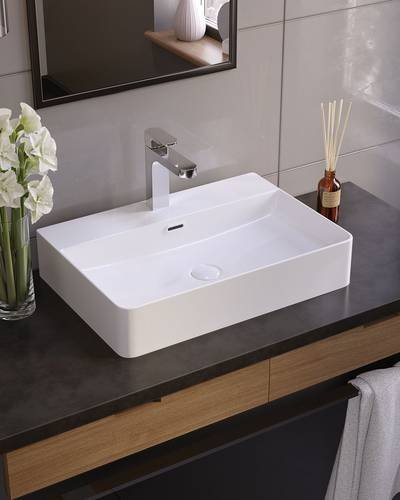 Умывальник на столешницу Koller Pool KVADRO 600х420 мм (KR-0600M-WB)