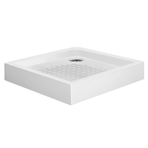 Поддон EGER VI`Z 80*80*15см квадратный, сифон в комплекте (599-0808S)