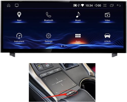 Штатна магнітола Torssen Lexus IS U9C 2018-2022 4/64 12.3''